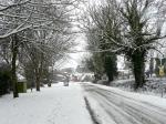 Image: Welford Road and Back Lane, Snow 2018